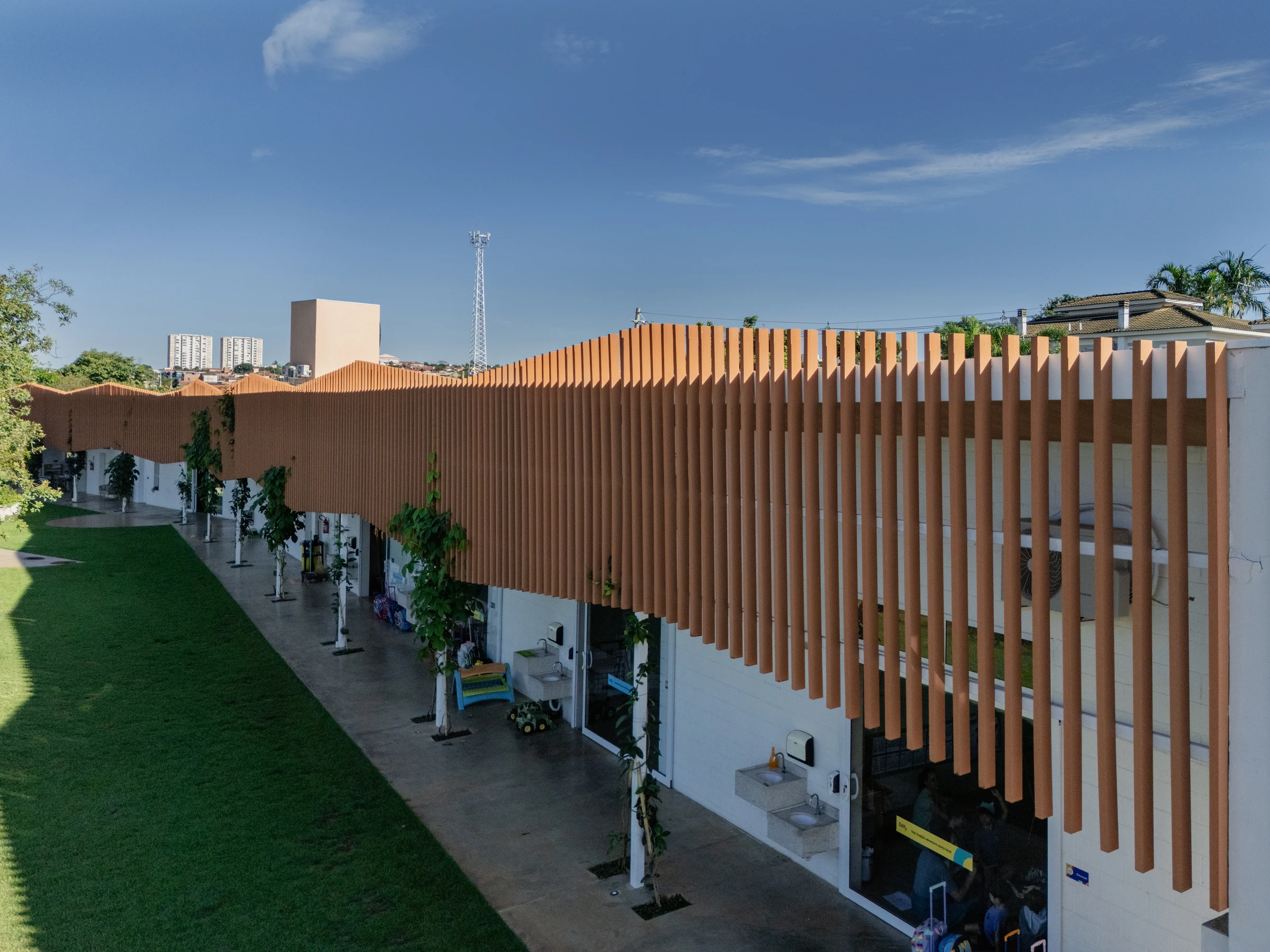 Vista do conjunto — Eco Escola Jardim