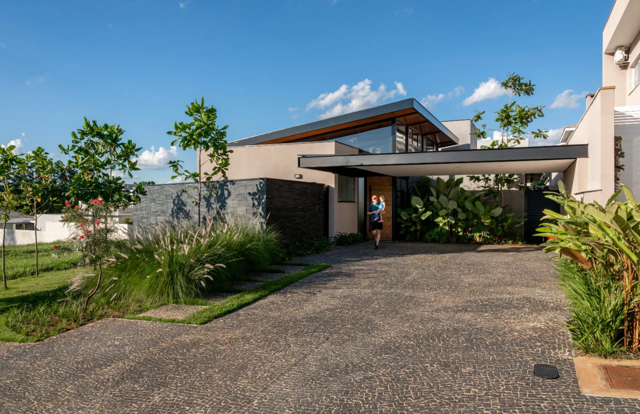 O desenho da cobertura — Casa Greville