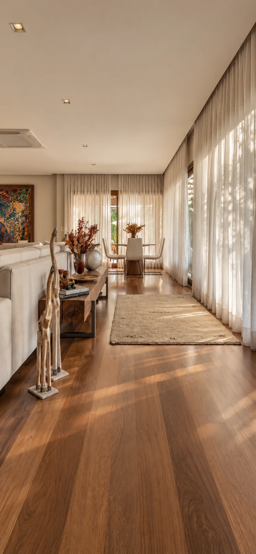 Integração entre os ambientes sociais — Casa Morumbi