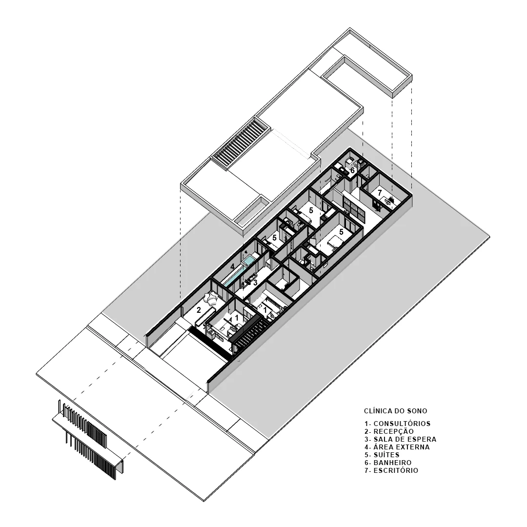 Organização dos ambientes — Instituto do Sono